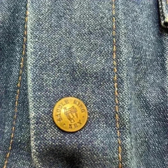 Vintage saddle King Westerndenim men’s or women’s vest. - Picture 7 of 7